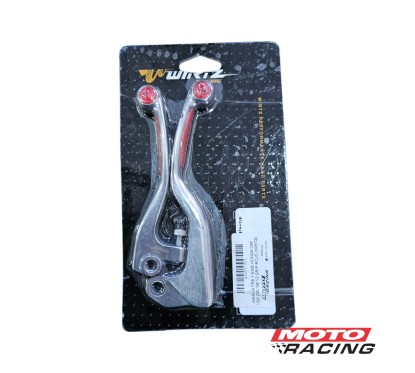 MANIJA FRE Y EMB HONDA CRF 150-  230 04- 12 GRIP ROJO (WIRTZ)