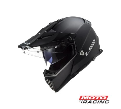CASCO 436 EVO PIONEER D/VISOR NEGRO MATE "XXL" (LS2)