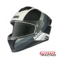 CASCO 801 STARTER WINEXZOR NEGRO-  GRIS-  BLANCO MATE "L" (MAC)