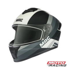 CASCO 801 STARTER WINEXZOR NEGRO-  GRIS-  BLANCO MATE "M" (MAC)