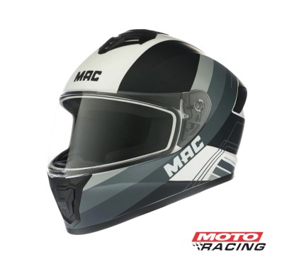 CASCO 801 STARTER WINEXZOR NEGRO/ GRIS/ BLANCO MATE "XXL" (MAC)