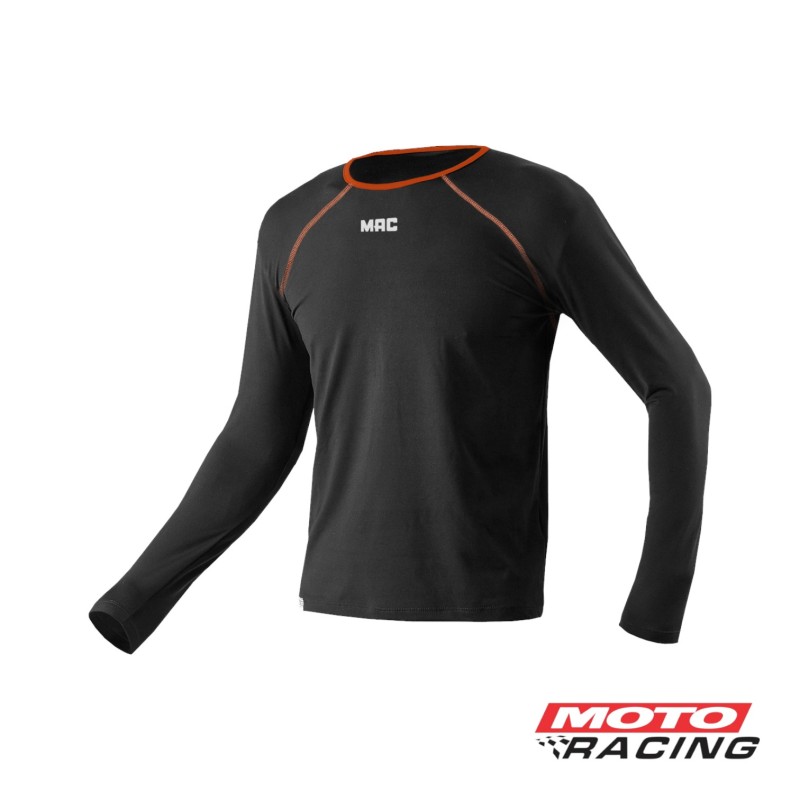 REMERA TERMICA NEGRA "L- XL" (MAC)