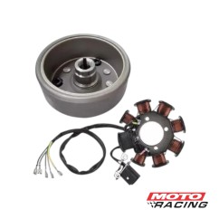 VOLANTE MAGNETICO ZANELLA RX 150 C/ ESTATOR 8 POLOS (OKINOI)