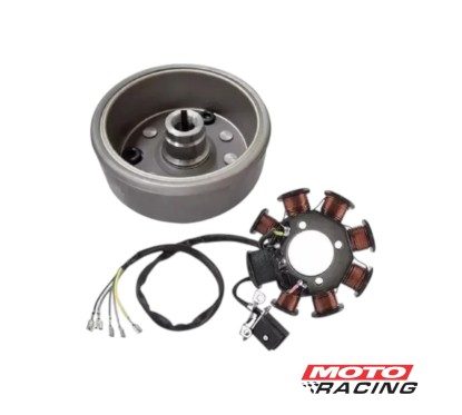 VOLANTE MAGNETICO ZANELLA RX 150 C-  ESTATOR 8 POLOS (OKINOI)