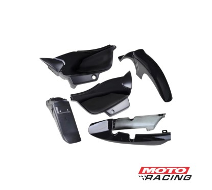 KIT PLASTICOS ZANELLA RX 150 / OTRAS NEGRO 5 PIEZA (NSU)