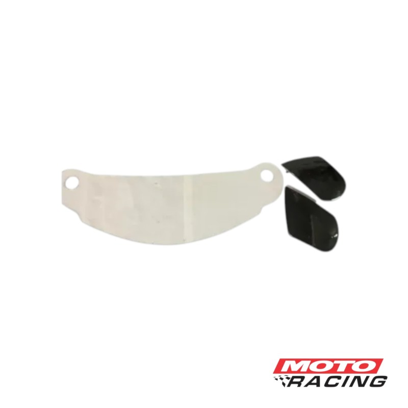 VISOR CASCO JUNIOR CRISTAL C/TAPA Y TORNILLOS (VERTIGO)