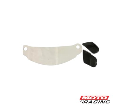 VISOR CASCO JUNIOR CRISTAL C/TAPA Y TORNILLOS (VERTIGO)