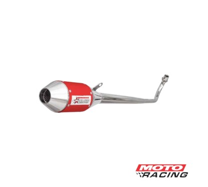ESCAPE HONDA NEW WAVE 110S ST2 STYLE ROJO (PAOLUCCI)