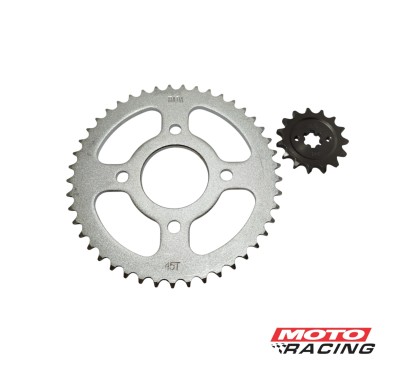 CORONA Y PIÑON BAJAJ ROUSER NS 150 45/15T 428H (HADA)