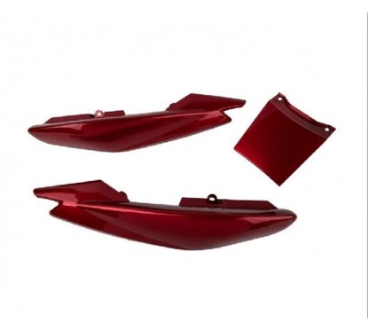 COLIN TRASERO YAMAHA YBR 125 FACTOR ROJO Jgo 3 Pcas