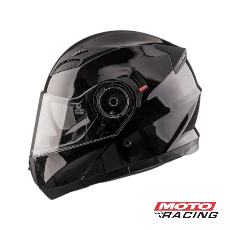 CASCO V60 FLIP AIR REB C/DOBLE VISOR 6739 NEGRO BRILLO "M" (VERTIGO)