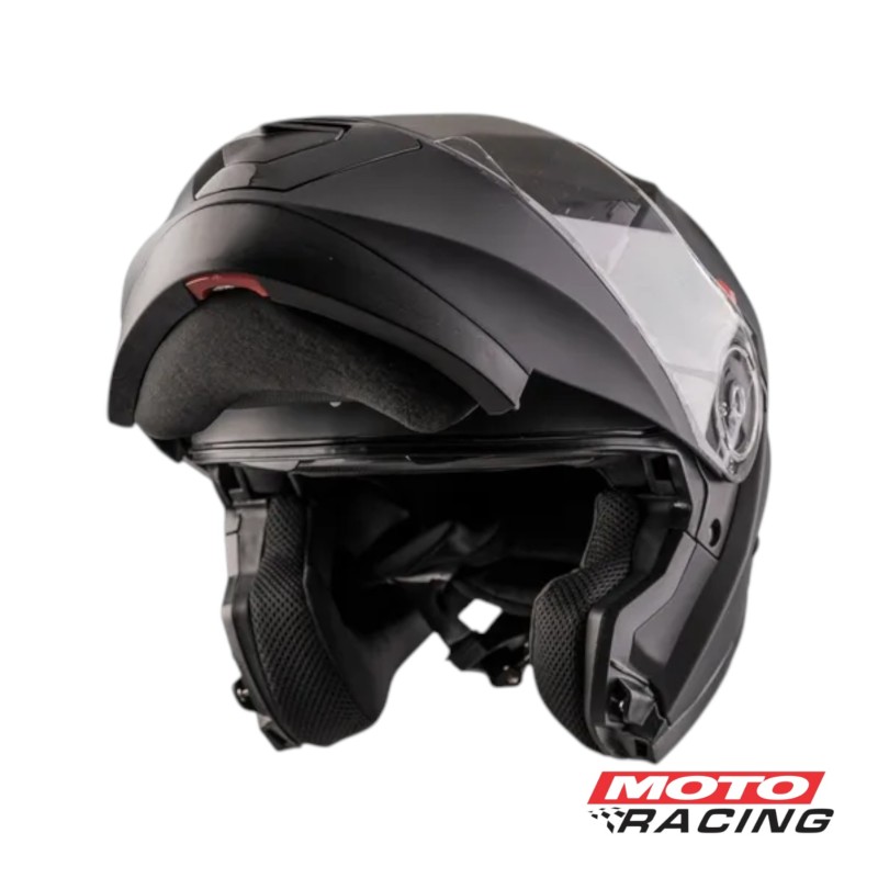 CASCO V60 FLIP AIR REB C- DOBLE VISOR 6732 NEGRO MATE "L" (VERTIGO)
