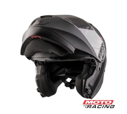 CASCO V60 FLIP AIR REB C/DOBLE VISOR 6732 NEGRO MATE "L" (VERTIGO)