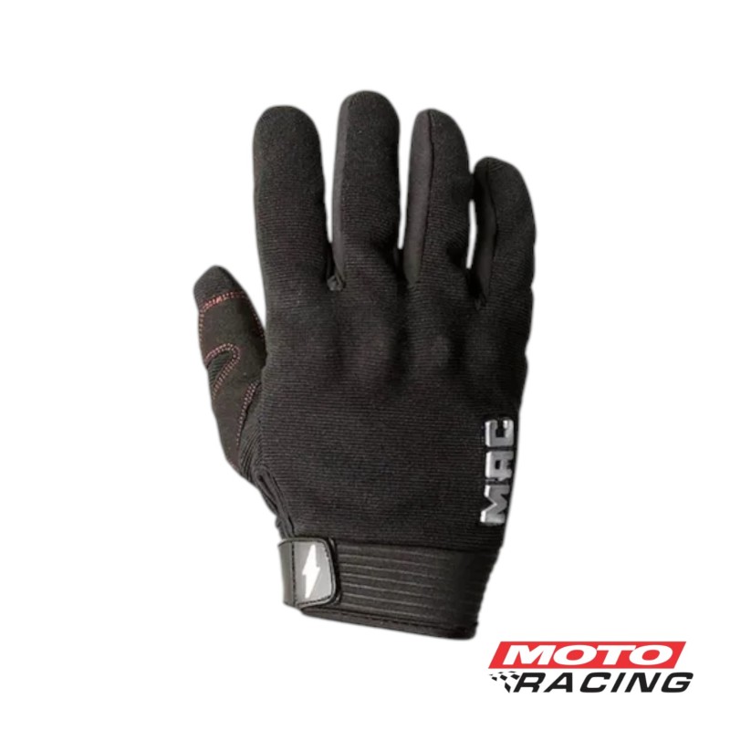 GUANTE STREET C/PROTECCION NUDILLO NEGRO "S" (MAC)