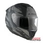 CASCO FF 808 STREAM II SHADOW D- VISOR NEGRO-  GRIS MATE "XL" (LS2)