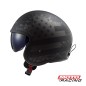 CASCO 599 SPITFIRE NEGRO MATE ABIERTO C- VISOR "L" (LS2)