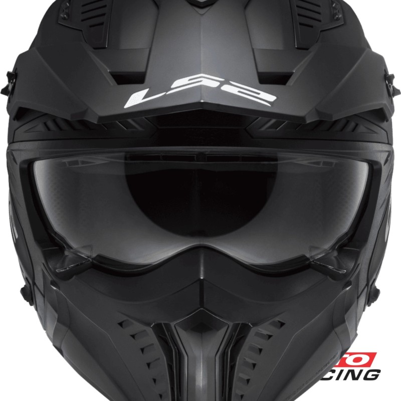 CASCO 606 DRIFTER SOLID NEGRO MATE "L" (LS2)