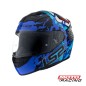 CASCO 352 ANTARS C/SPOILER NEGRO/ AZUL/ CELESTE "XL" (LS2)