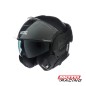 CASCO FF 628 ECLIPSE SOLID D/ VISOR REBATIBLE NEGRO MATE "XL" (MAC)
