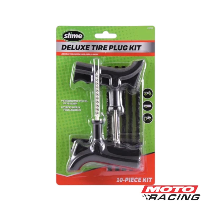 KIT REPARACION CUBIERTA S/CAMARA C/TARUGO 10 PIEZAS (SLIME)