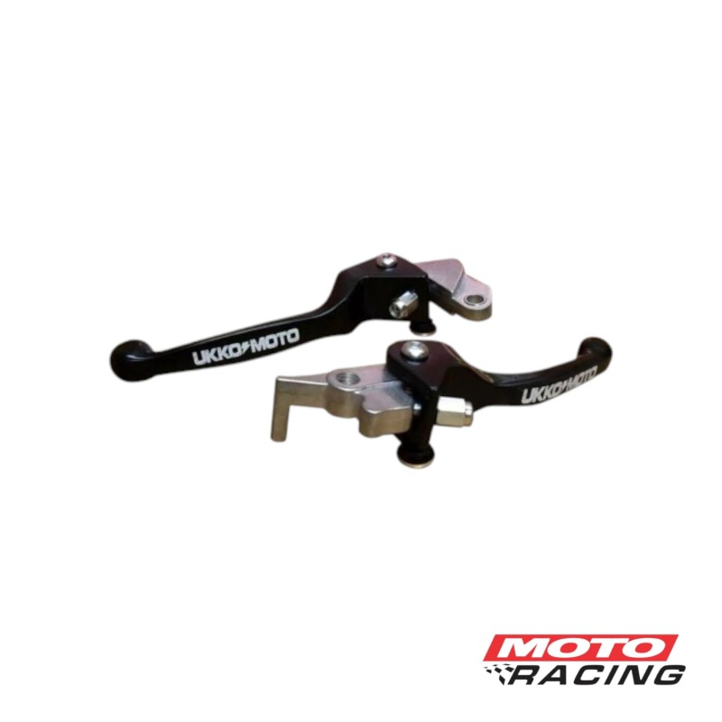 MANIJA FRENO Y EMBRAGUE HONDA XR 250 TORNADO REBATIBLE NEGRO (UKKO)