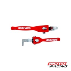 MANIJA FRENO Y EMBRAGUE HONDA XR 250 TORNADO REBATIBLE ROJO (UKKO)