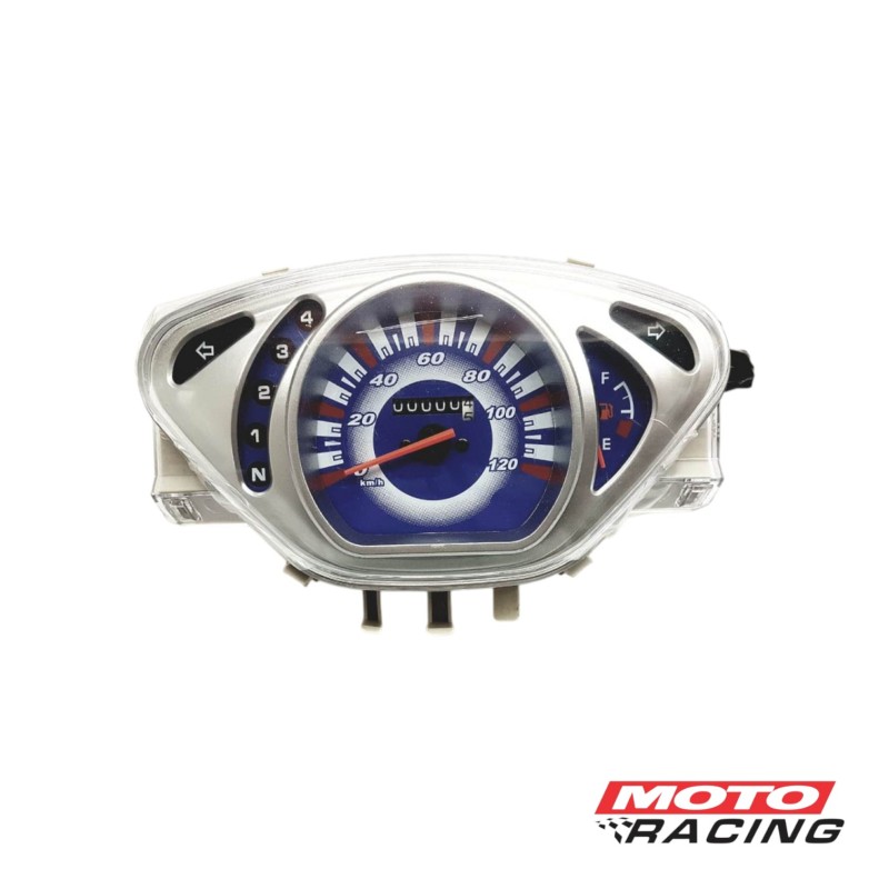 TABLERO COMPLETO ZANELLA ZB 110 G4 FONDO AZUL (T-FORCE)