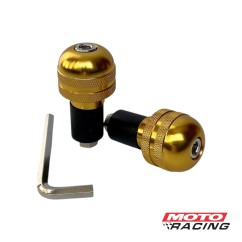 PUNTERA CONTRAPESO MANUBRIO ALUMINIO DORADO (PRO TEAM)