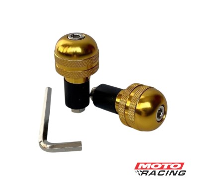 PUNTERA CONTRAPESO MANUBRIO ALUMINIO DORADO (PRO TEAM)