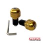 PUNTERA CONTRAPESO MANUBRIO ALUMINIO DORADO (PRO TEAM)