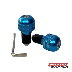 PUNTERA CONTRAPESO MANUBRIO ALUMINIO AZUL (PRO TEAM)