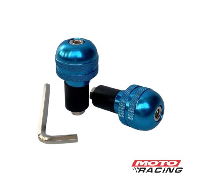 PUNTERA CONTRAPESO MANUBRIO ALUMINIO AZUL (PRO TEAM)
