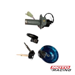 LLAVE CONTACTO HONDA XR 150L SET C- TAPA TANQUE-  TRABA (HADA)