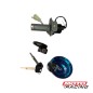 LLAVE CONTACTO HONDA XR 150L SET C- TAPA TANQUE-  TRABA (HADA)