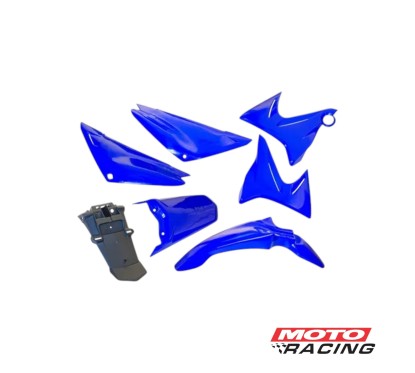 KIT PLASTICOS COMPLETO YAMAHA XTZ 125 AZUL 7P (NSU)