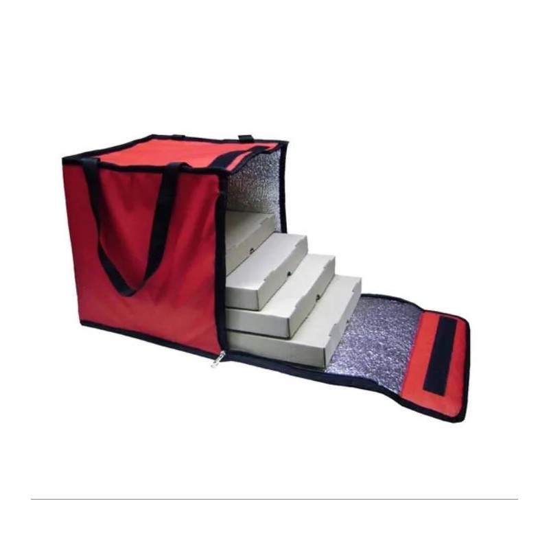 BOLSO TERMICO DELIVERY 6 PIZZAS C- CIERRE TIPO PEDIDO YA