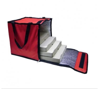 BOLSO TERMICO DELIVERY 6 PIZZAS C/CIERRE TIPO PEDIDO YA