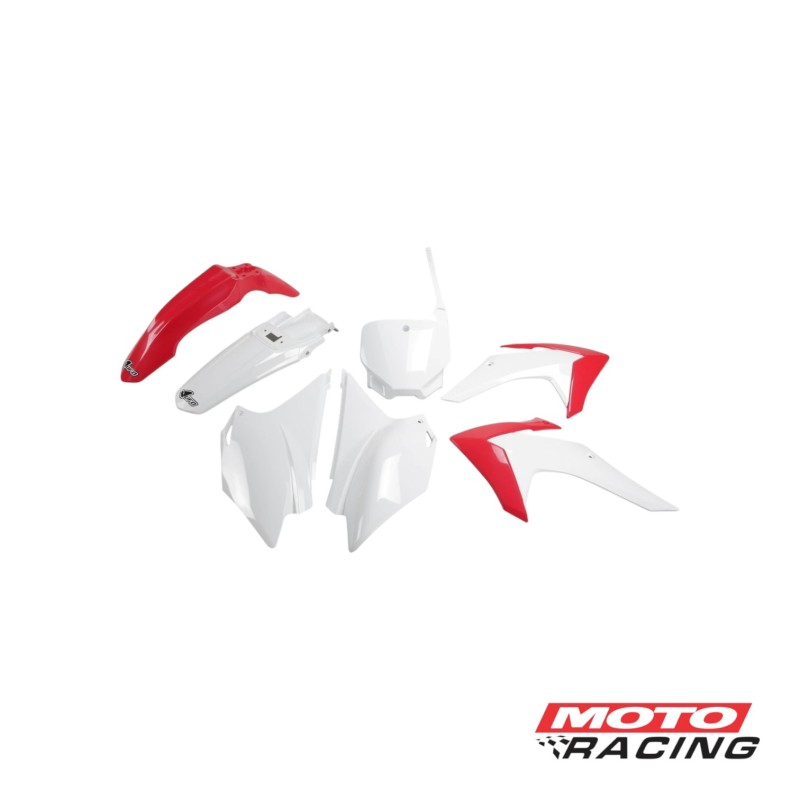 KIT PLASTICO HONDA CRF 230 '15-'25 BLANCO Y ROJO (UFO)