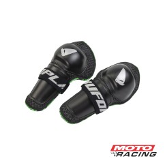 SET RODILLERAS NIÑO ALCOR NEGRA- VERDE (UFO)