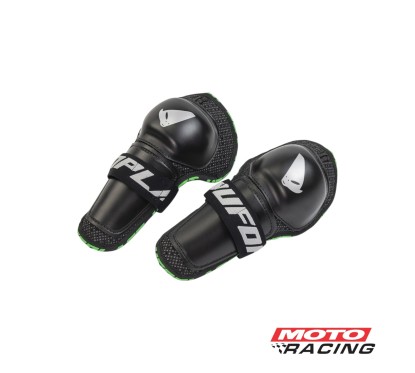 SET RODILLERAS NIÑO ALCOR NEGRA/VERDE (UFO)