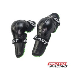 SET RODILLERAS NIÑO KAJAM ARTICULADA NEGRA- VERDE (UFO)