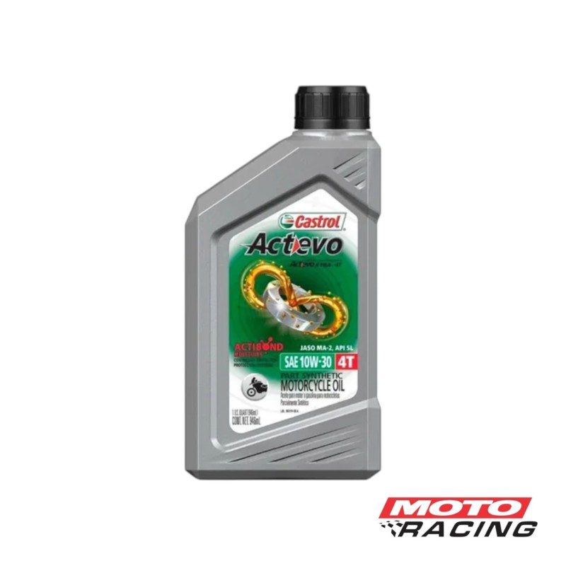 ACEITE ACTEVO ACTIBOND SEMI-SINTETICO 10W30 4T (CASTROL)