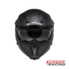 CASCO 606 DRIFTER SOLID NEGRO MATE "L" (LS2)