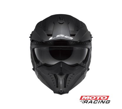 CASCO 606 DRIFTER SOLID NEGRO MATE "L" (LS2)