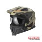 CASCO 606 DRIFTER DEVOR SAND NEGRO/ VERDE MILITAR MATE "XL" (LS2)