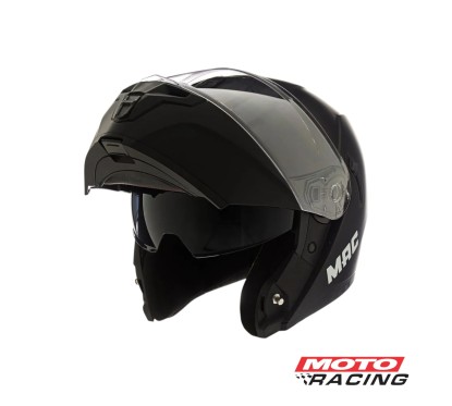 CASCO 166 BLAZE SOLID REBATIBLE D/VISOR NEGRO MATE "S" (MAC)
