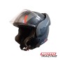CASCO FF 628 ECLIPSE VARTELL D-  VISOR REBATIBLE NEGRO MATE "L" (MAC)