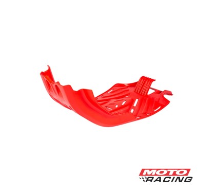 CUBRE CARTER HONDA CRF 230 C/CUBRE BIELETA PLASTICO ROJO (AMX)