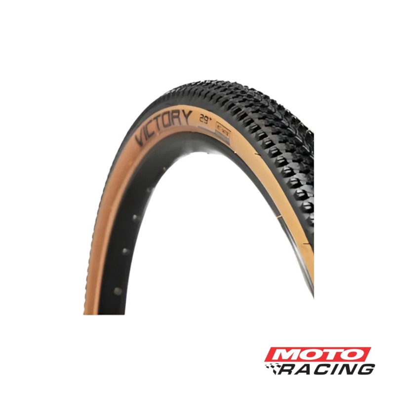 CUBIERTA BICI VICTORY 29 X 2.00 50-622mm NEGRA-  MARRON (CHAOYANG)