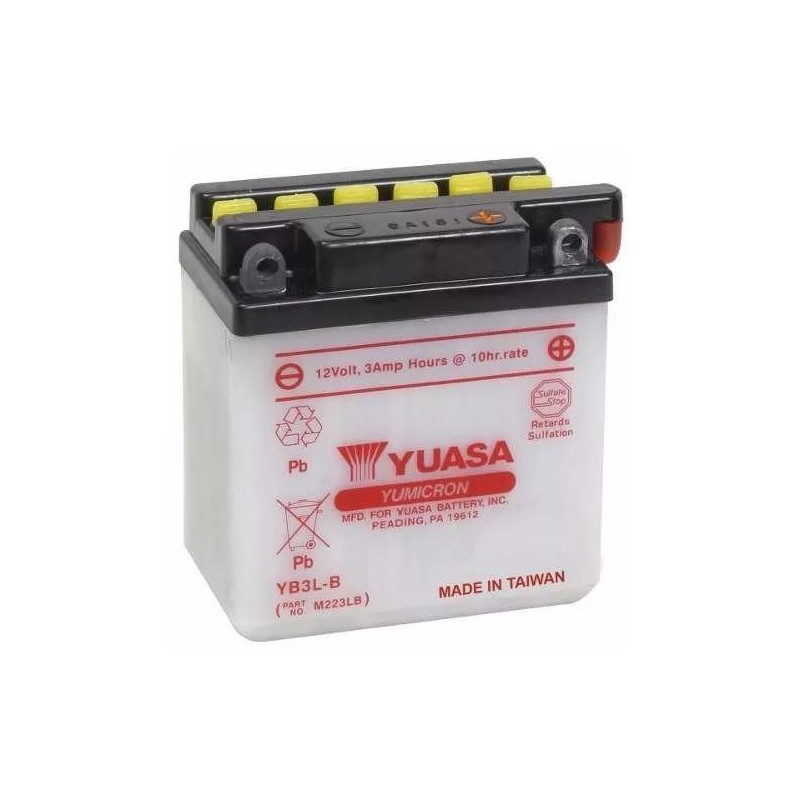 BATERIA 12v YB3L-A INDONESIA YUASA